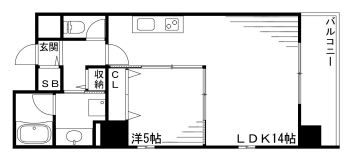 EL-NIDO FUKUZAWAの間取り画像