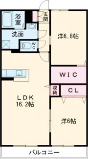 セレーナ直方 B棟の間取り画像