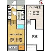 プレジール仙台の間取り画像