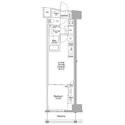 ザ・パークハビオSOHO代々木公園の間取り画像