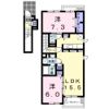 コンフォートつつじが丘Bの間取り画像
