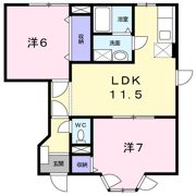 メゾンミニヨンの間取り画像
