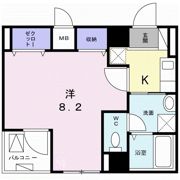ヴェルデセゾンの間取り画像