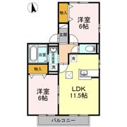 リビングタウン旭川 E棟の間取り画像