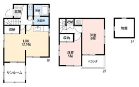 久喜市中妻戸建ての間取り画像