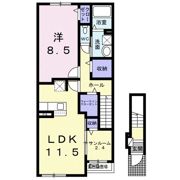 カルム 高砂の間取り画像