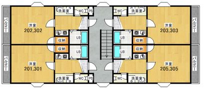 プレアール牧野の間取り画像