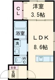 シャングリラⅠの間取り画像