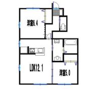 クオーレⅡの間取り画像