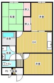 エスポワール翔の間取り画像