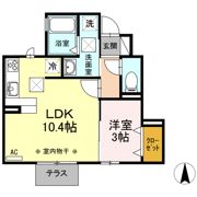 RESIDENCE蔵持の間取り画像