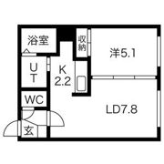 Alegria南7条(アレグリア南7条)の間取り画像
