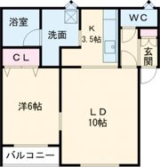 エスペランサ千歳の間取り画像