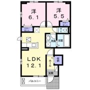 ドゥ ルミエールの間取り画像