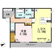 エムズ コートの間取り画像