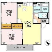 エトワール美里 Ⅱ棟の間取り画像