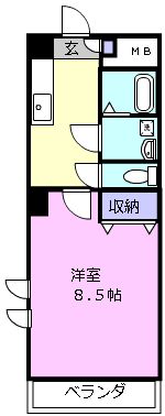 ミ・カーサ キタの間取り画像