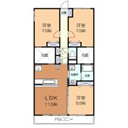 ルミエール高橋の間取り画像