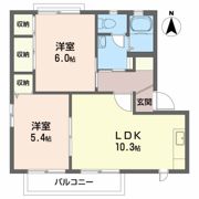 バリュージュ新須賀 B棟の間取り画像