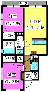 サン・グリーンの間取り画像