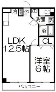 フジパレスの間取り画像