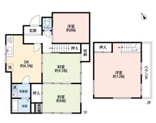 中央区仁戸名町 戸建ての間取り画像