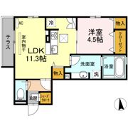 クイーンズ武蔵小杉 EASTの間取り画像