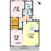 ベルヴィル カメリア A棟の間取り画像