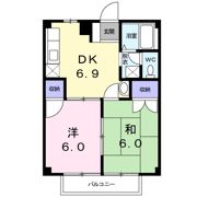 カトルセゾン Aの間取り画像