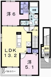 アルモニー・Mの間取り画像