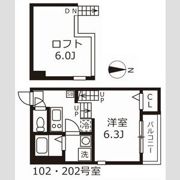ハーモニーテラス西日置の間取り画像
