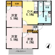 エクセル岸の間取り画像