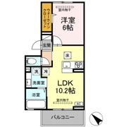 ヒルズ国母の間取り画像