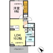 ヒルズ国母の間取り画像