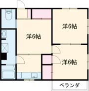 平野ハイツの間取り画像