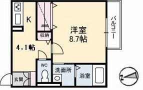 マテリアルⅡの間取り画像