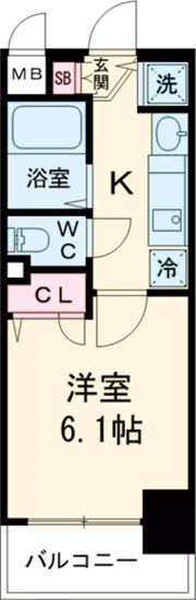 プレサンス神戸プレシャスの間取り画像