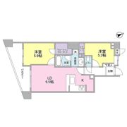 THEパームス代々木上原コスモテラスの間取り画像