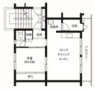 ビレッジハウス仙台鶴ケ谷二丁目15号棟の間取り画像