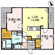 アルタイル 明石の間取り画像
