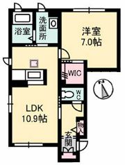 ロシニエール D棟の間取り画像