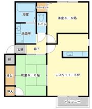 パセオ広畑Ⅰの間取り画像
