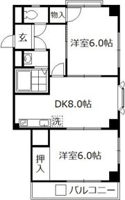 和幸マンションの間取り画像
