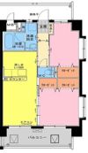 Rivers Court（リバーズ コート）の間取り画像