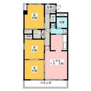 リバーズマンション築捨IIの間取り画像