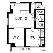 ガーデンコート新栄の間取り画像