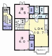 サンライズBの間取り画像