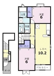 ネオウイング Bの間取り画像