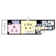 ココ クレメント 1の間取り画像