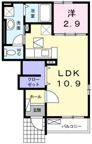 ハイツ．さくらの間取り画像